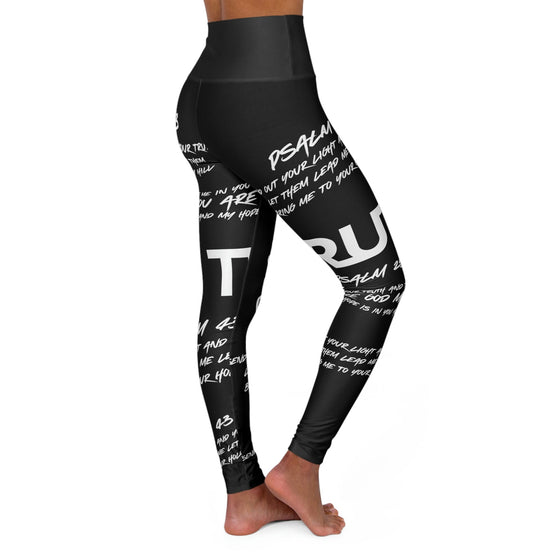 Psalms 25 High Waisted Yoga Leggings All Over Prints