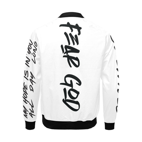 PSALMS 25 WINDBREAKER All Over Print Bomber Jacket for Men (Model H19)