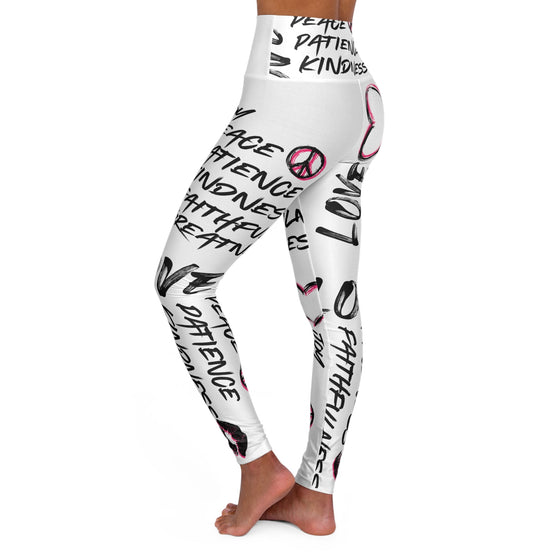 The fruit of the spirit High Waisted Yoga Leggings