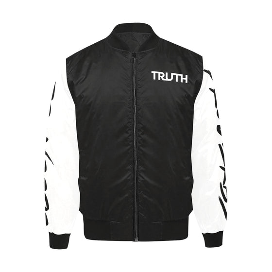 Proverbs Puff Bomber Jacket