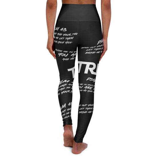 Psalms 25 High Waisted Yoga Leggings All Over Prints