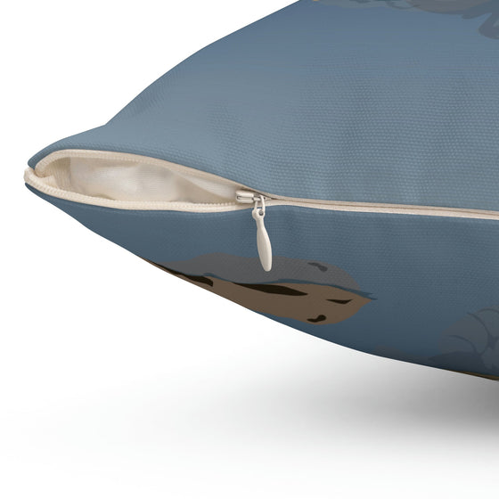 Spun Polyester Square Pillow Home Decor