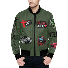  JEREMIAH 29:11 All Over Print Quilted Bomber Jacket for Men (Model H33)