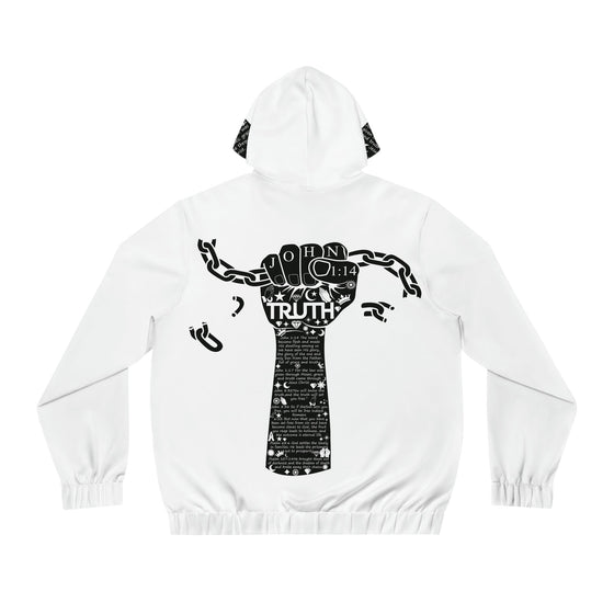 John 1:14 Truth Mens Full-Zip Hoodie All Over Prints