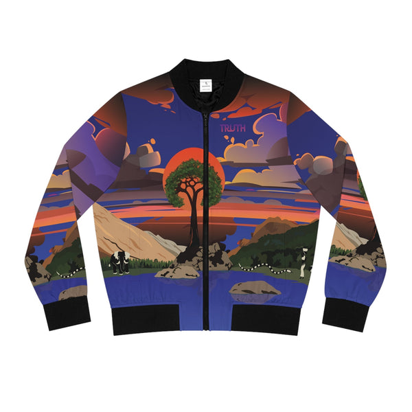 Garden of Eden Women's Bomber Jacket (AOP) – expressions of