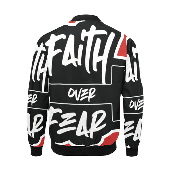 FAITH OVER FEAR WINDBREAKER