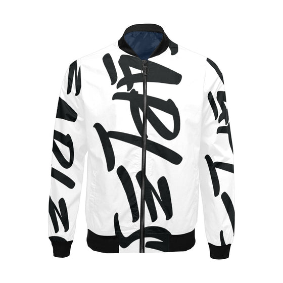 FEARLESS GRAFITTI WINDBREAKER WHT All Over Print Bomber Jacket for Men (Model H19)