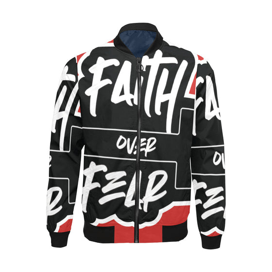 FAITH OVER FEAR WINDBREAKER