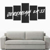 Jeremiah 29 wht Canvas Print Sets C (No Frame)