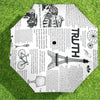 Scripture Umberlla Semi-Automatic Foldable Umbrella