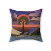Spun Polyester Square Pillow Home Decor