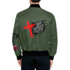 JEREMIAH 29:11 All Over Print Quilted Bomber Jacket for Men (Model H33)