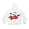 Psalms 25 Zip Up Hoodie 2Xl / Black All Over Prints