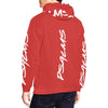 Psalms wht horizontal red All Over Print Hoodie for Men