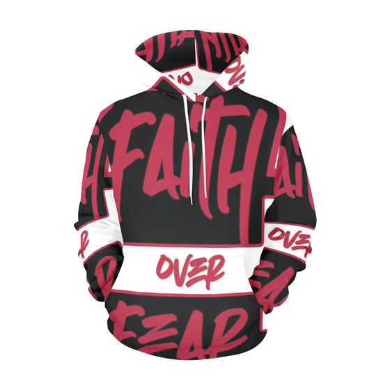 red fof hoodie pg All Over Print Hoodie for Men (USA Size) (Model H13)