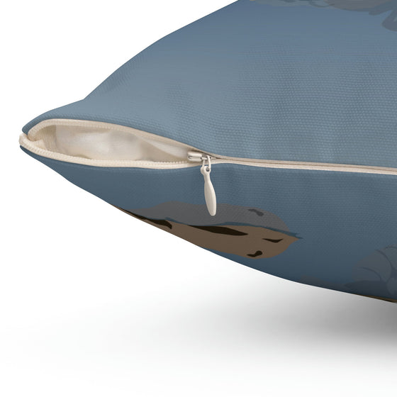 Spun Polyester Square Pillow Home Decor